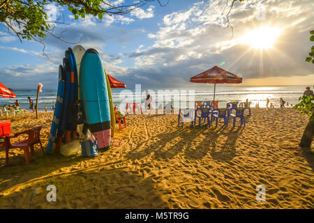 Kuta Beach in Bali, Indonesien Stockfoto