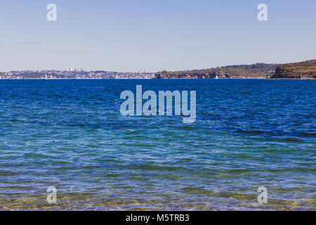 SYDNEY, AUSTRALIEN - 7. Juli 2013: Ansicht der Manly Beach in Sydney Stockfoto
