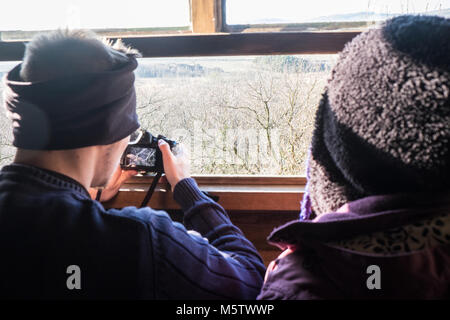 Royal, Gesellschaft, Schutz, der, Vögel, RSPB, Natur, Reserve, Ynys, Hir, Ynys Hir, Ynys-Hir, Ceredigion, in der Nähe der, Aberystwyth, West, Wales, Großbritannien, Großbritannien, Europa, Europäischen, Stockfoto