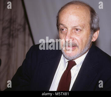 EL DOCTOROW amerikanische Autor 1992 war er als wichtigste Amerikanische Schriftsteller. Er hat eine Anzahl von Romanen für den Bildschirm angepasst Stockfoto