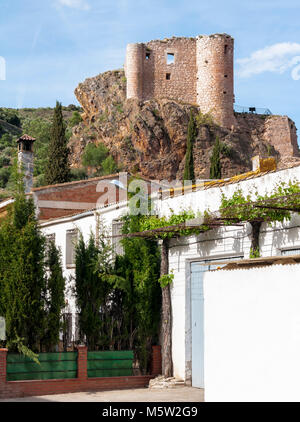 Castillo de Alburquerque. Huelma. Jaén. Andalusien. España Stockfoto