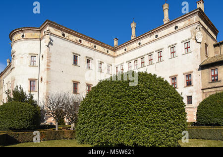 Die majestätischen Schloß Buonconsiglio im Herzen der Stadt Trient Türme in Trentino Alto Adige, Italien. Die Burg ist der wichtigste säkulare Stockfoto