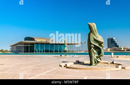 Skulpturen im Nationalmuseum von Bahrain in Manama Stockfoto