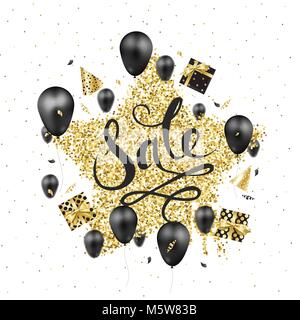 Big Verkauf banner Template Design. Stock Vektor