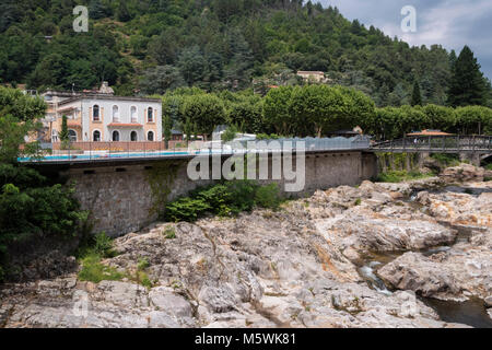 Vals les Bains Largentière Ardèche Auvergne-Rh ône-Alpes Frankreich Stockfoto