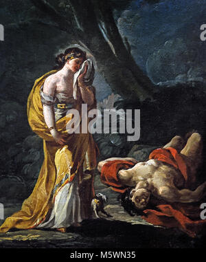 Venus y Adonis - Venus und Adonis FRANCISCO JOSÉ DE Goya y Lucientes (1746-1828) am 18./19., Jahrhundert, Spanien, Spanisch, Stockfoto