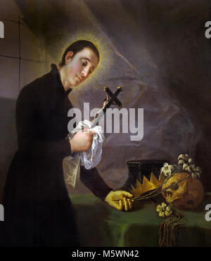 San Luis Gonzaga 1798 FRANCISCO JOSÉ DE Goya y Lucientes (1746-1828) am 18./19., Jahrhundert, Spanien, Spanisch, (Die Arbeit stellt San Luis Gonzaga (1568-1591), italienischer Jesuit und Patron der Jugend in der Patron der Jugend. ) Stockfoto