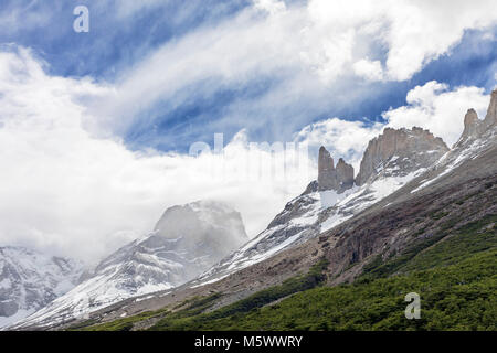 Cerro Paine Grande, Torres del Paine Nationalpark, Chile Stockfoto