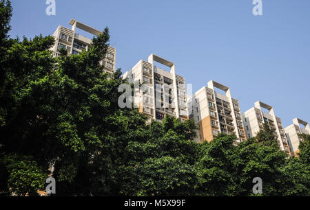 Guangzhou, Guangzhou, China. 26 Feb, 2018. Guangzhou, China -26. Februar 2018: Gebäude in Guangzhou, Provinz Guangdong im Süden Chinas. Credit: SIPA Asien/ZUMA Draht/Alamy leben Nachrichten Stockfoto