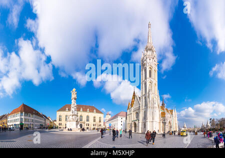 St. Matthias-Kirche in Budapest. Eines der wichtigsten Tempel in Ungarn. Stockfoto