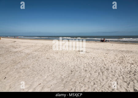 Die großen Dünen auf Jekyll Island Georgia Stockfoto