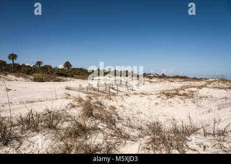 Die großen Dünen auf Jekyll Island Georgia Stockfoto