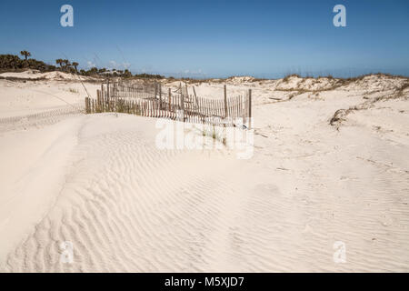 Die großen Dünen auf Jekyll Island Georgia Stockfoto