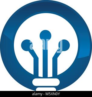 Technologie Idee Logo Design Template Vector Stock Vektor