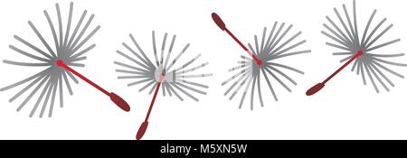 Löwenzahn Blasen Marketing Stock Vektor