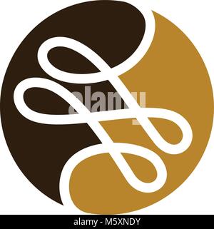 Maßgeschneiderte Thema Logo Design Template Vector Stock Vektor