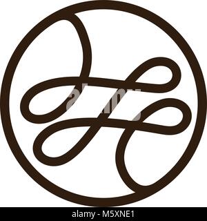 Maßgeschneiderte Thema Logo Design Template Vector Stock Vektor