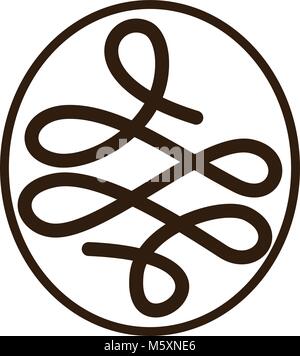 Maßgeschneiderte Thema Logo Design Template Vector Stock Vektor