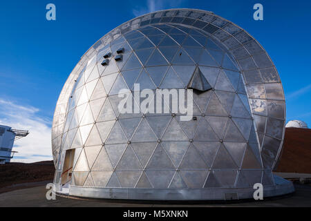 Caltech Submillimeter Observatory auf den Gipfel des Mauna Kea, Big Island, Hawaii USA Stockfoto