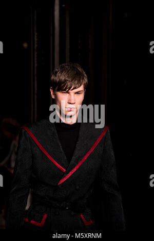 Mens collection Malan Breton AW 18 zeigen während der London Fashion Week 2018 Stockfoto