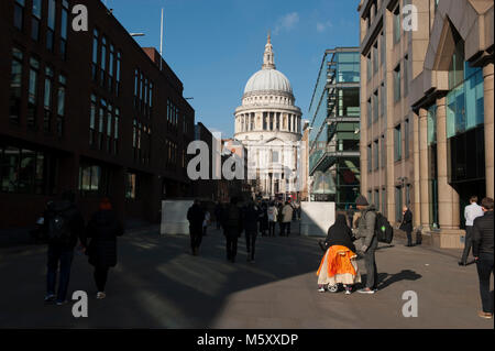 Millennium Bridge Stockfoto