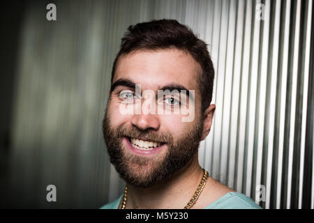 Von Cambridge Dara Alizadeh Während des Boat Race Crew Ankündigung und in den Medien Tag im City Hall, London wiegen. PRESS ASSOCIATION Foto. Bild Datum: Montag, 26. Februar 2018. Photo Credit: John Walton/PA-Kabel Stockfoto