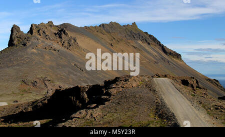 Island - Arnarstapi auf Snaefellsnes Stockfoto