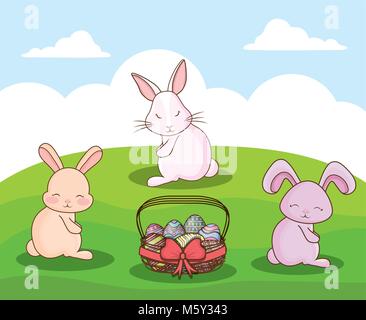 Frohe Ostern Tag design Stock Vektor