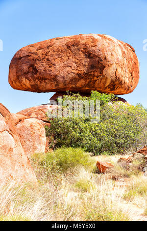 In Australien die Felsen des Teufels s Marmor im Northern Territory Stockfoto