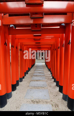 Die bunten Kushida Heiligtum in Hakata, Fukuoka, Japan. Stockfoto