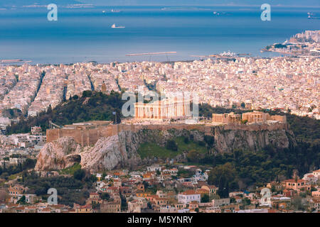 Akropolis, Parthenon in Athen, Griechenland Stockfoto