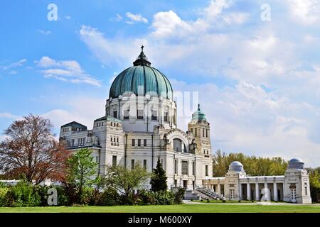 Kirche am Zentralfriedhof, Wien, Österreich Stockfoto