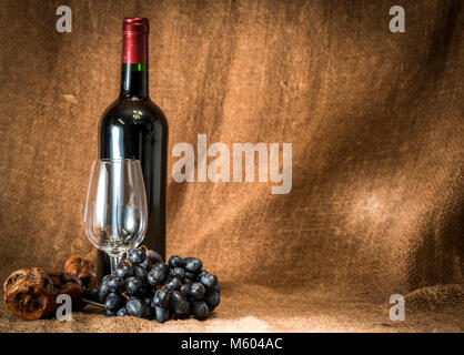 Perfekt Rotwein Stockfoto