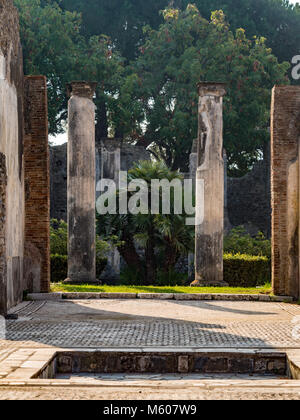 Ruinen von Pompeji, Italien. Stockfoto