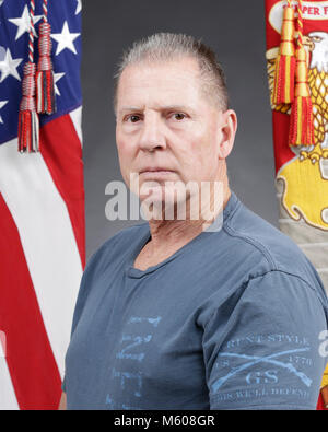 Michael Nash, Network Operations Manager, Marine Corps Logistikstandort Barstow, Calif. Stockfoto