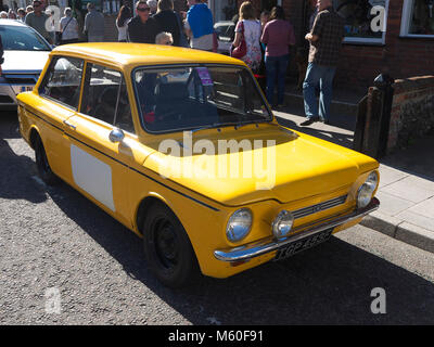 1967/8 Hillman Imp Super Classic Car in Sheringham, North Norfolk Stockfoto