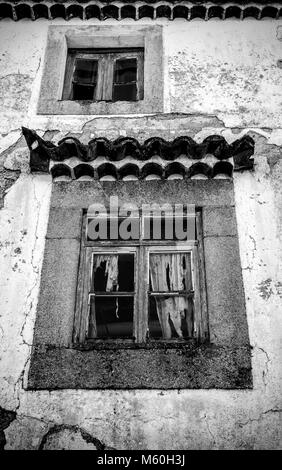 Alte Gebäude in die befestigte mittelalterliche Dorf von Ohrid in der Region Alentejo in Portugal Stockfoto