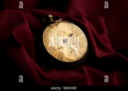 Vintage Taschenuhr Stockfoto