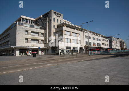 Royal Parade auf Amada Weise im Stadtzentrum von Plymouth, Devon, Großbritannien. Nach dem Zweiten Weltkrieg Bauten, die in den 1950er Jahren konstruiert. Ca. 2018 Stockfoto