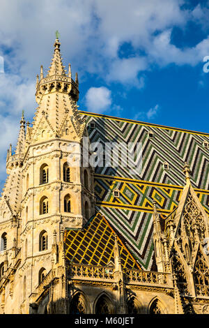 Staatsoper, Stephansdom, Stephansplatz, Wien, Wien, Österreich Stockfoto