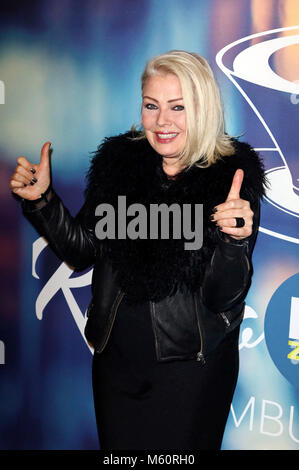 Kim Wilde präsentiert ihr neues Album "Hier die Aliens' bei Radio Hamburg 2 Am 27. Februar 2018 in Hamburg, Deutschland. Stockfoto