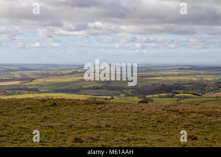 Blick nach Westen von der A686 in der North Pennines Stockfoto