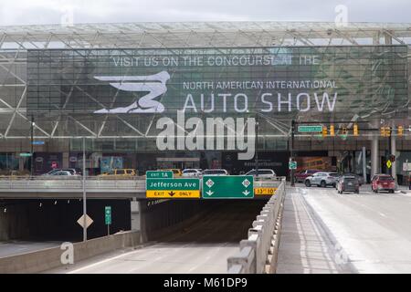 North American International Auto Show (NAIAS) erfolgt bei Cobo Hall am 15.01.2018 in Detroit, Michigan (USA). | Verwendung weltweit Stockfoto