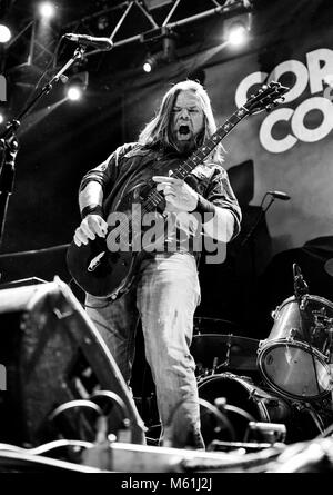 Las Vegas, Nevada, 23. Februar 2018 - Pepper Keenan der Korrosion von Konformität im House of Blues in Las Vegas, NV-Photo Credit: Ken Howard Stockfoto