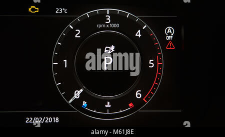 Bild der brandneuen Auto tachometr Stockfoto