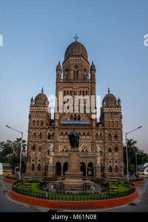 Bombay Municipal Corporation Gebäude BMC, Bombay, Mumbai, Maharashtra, Indien Stockfoto