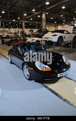 1997 Porsche 996 Form 911 Deutscher Motor Sport Auto hinten Stockfoto