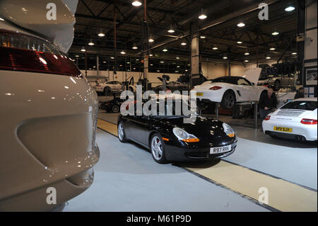 1997 Porsche 996 Form 911 Deutscher Motor Sport Auto hinten Stockfoto