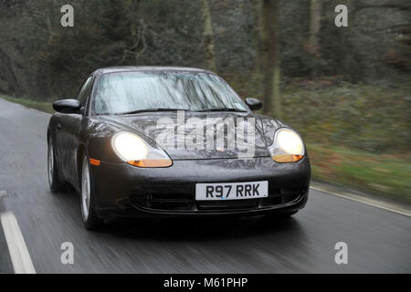 1997 Porsche 996 Form 911 Deutscher Motor Sport Auto hinten Stockfoto