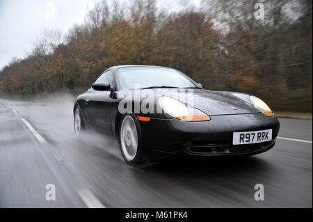 1997 Porsche 996 Form 911 Deutscher Motor Sport Auto hinten Stockfoto